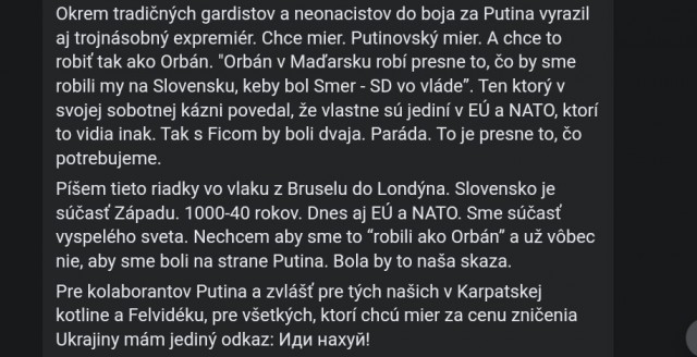 Глава МИД Словакии послал по-русски премьера Венгрии за позицию по Украине