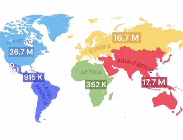 Сколько миллионов миллионеров живут на земле?
