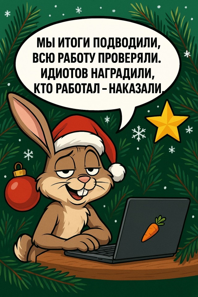 С наступающим!