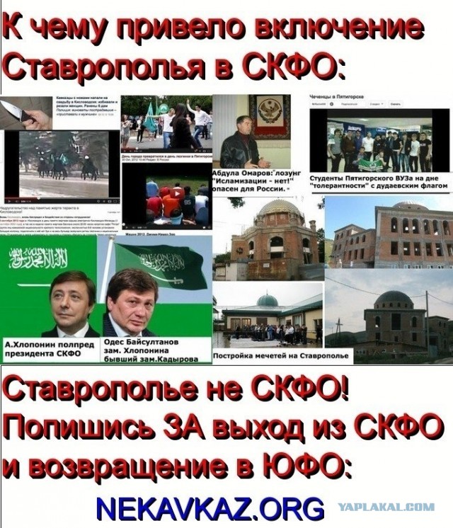 Ставропольцы собирают подписи за отделение края