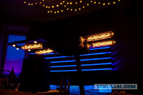 Светильник в стиле "примитивный стимпанк"