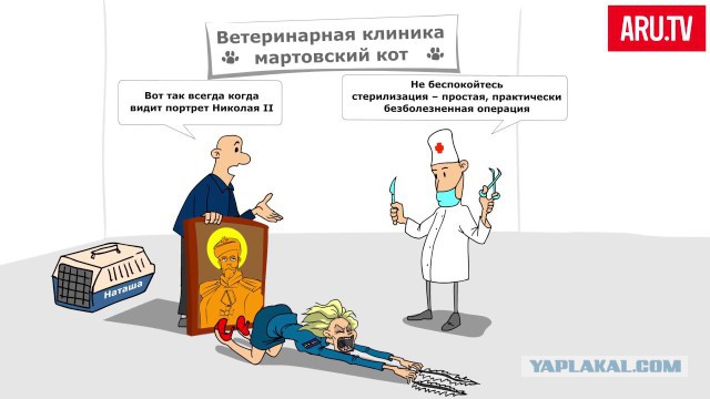В карикатуре на Поклонскую и Николая II не нашли оскорбления чувств верующих