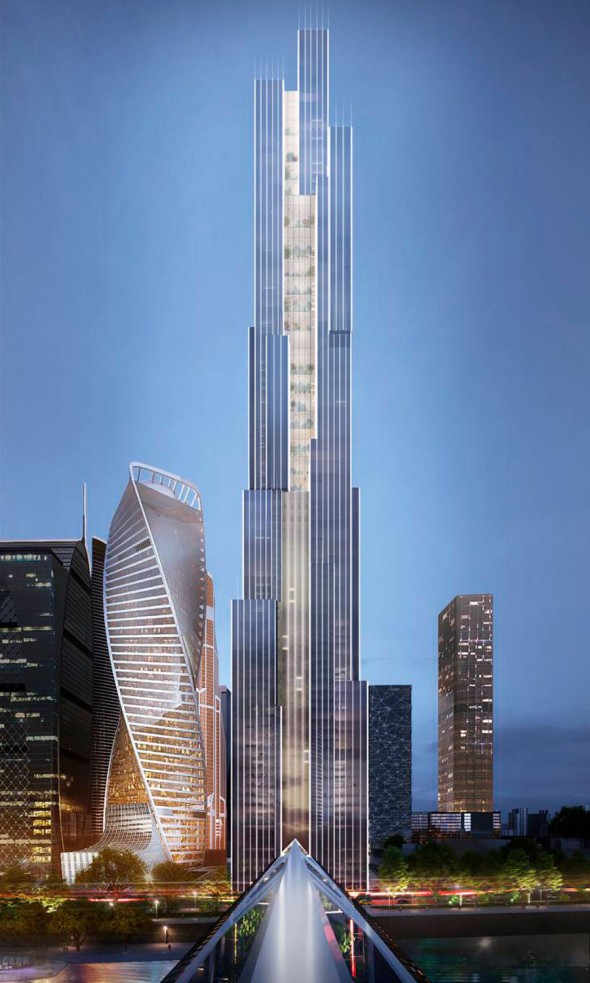 Московский архсовет одобрил постройку 400-метровой башни у Москва-Сити