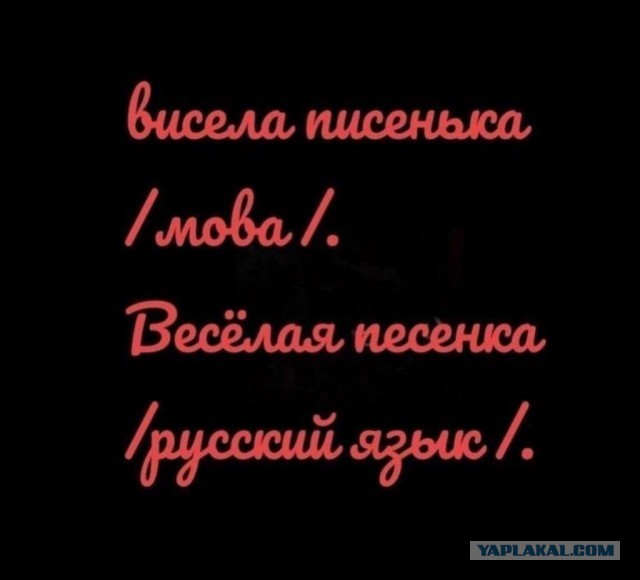 Особенности украинского языка