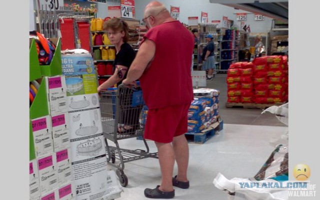 Смешные люди в Walmart