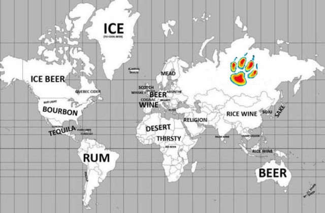Пятничная карта мира