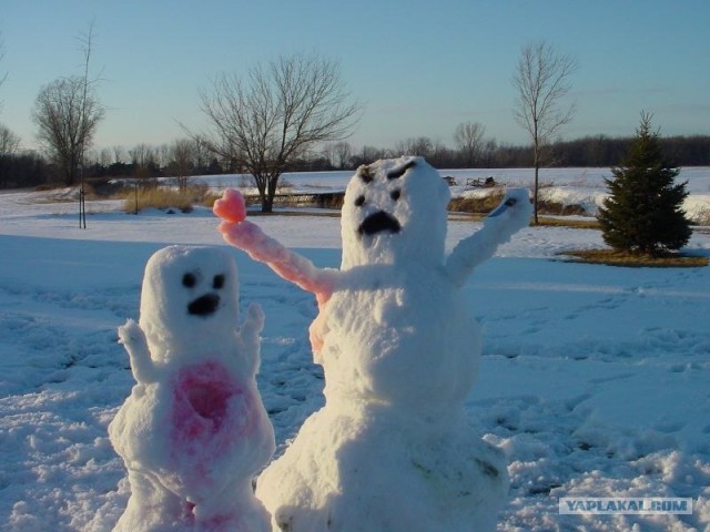 Сезон снеговиков в разгаре!
