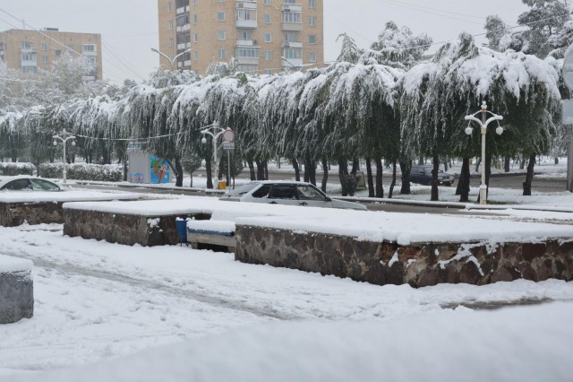 В Абакане снег, а как у вас погода, дорогие ЯПовчане?