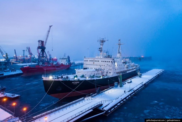 Мурманск с высоты: столица Заполярья и город моряков