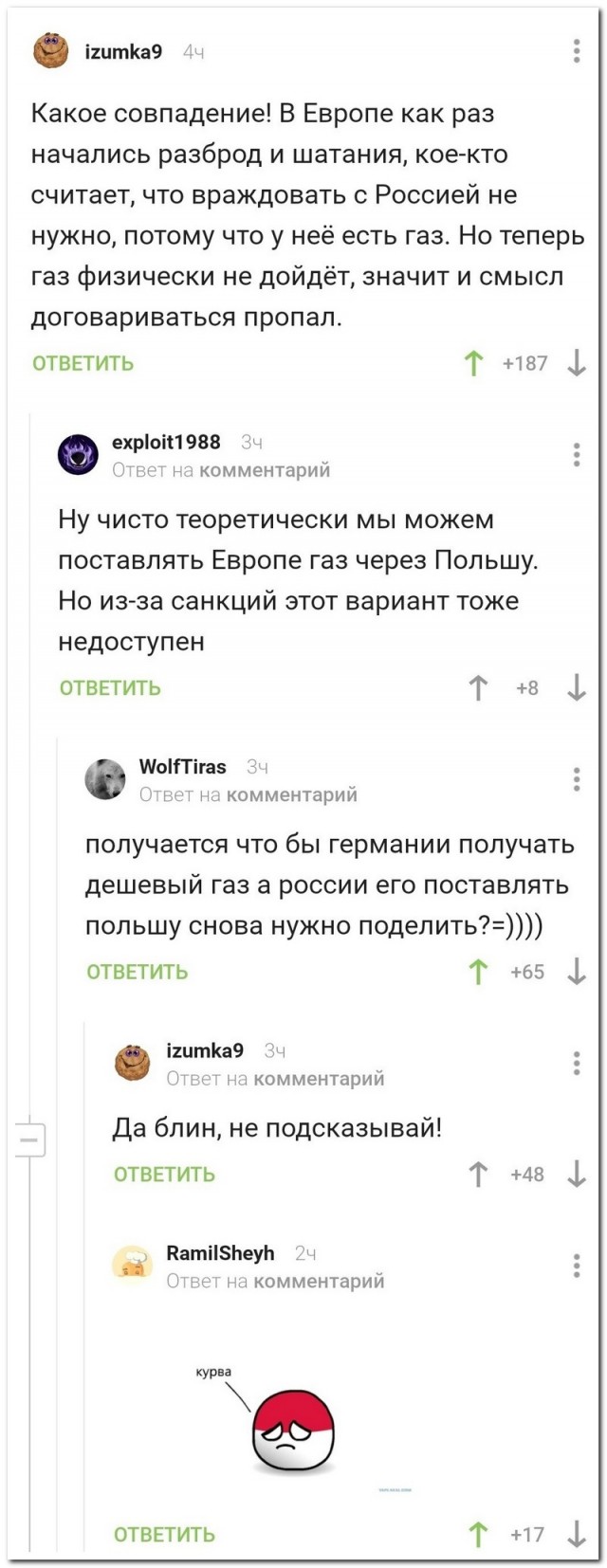 Забавные комментарии из социальных сетей (10.10.22)