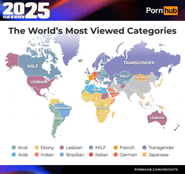 Порно с трансами* стало самым любимым у россиян в этом году, — Pornhub