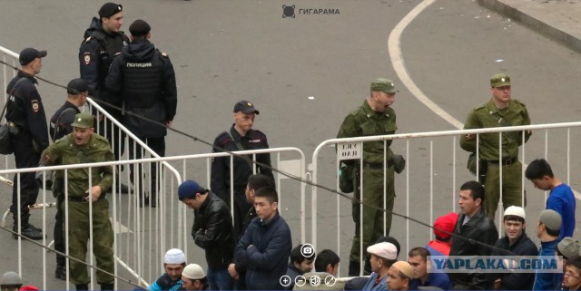 Гигапиксельная панорама празднования Ураза-байрама в Москве