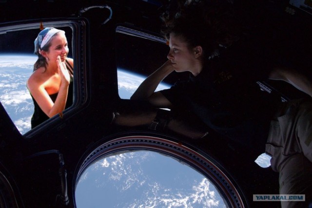 Фотожаба: любопытный парень