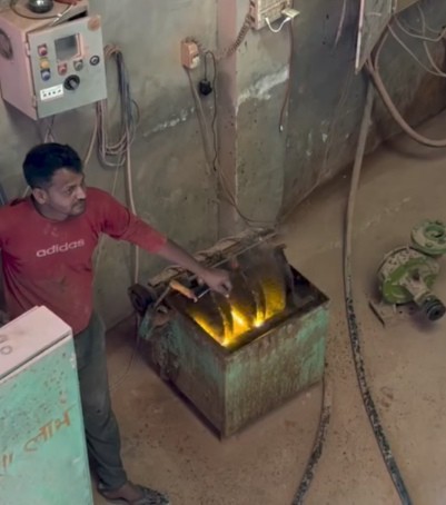 Запуск мраморорезки