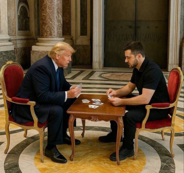 Стол им и не нужен: Так выглядела встреча Трампа с Зеленским перед церемонией прощания с папой Римским