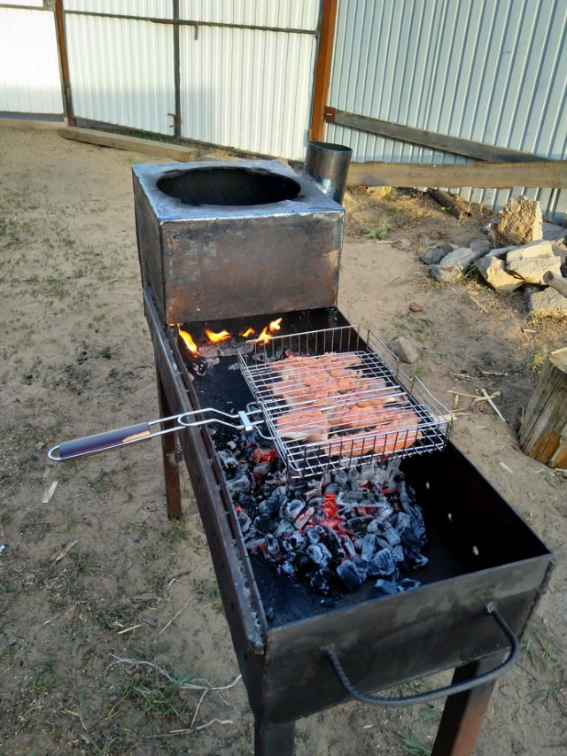 Мангал-казан с крышкой своими руками!