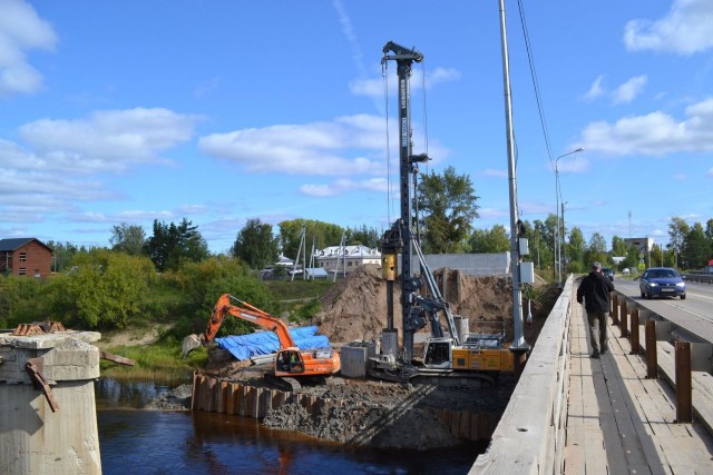 Обрушился мост в Архангельской области