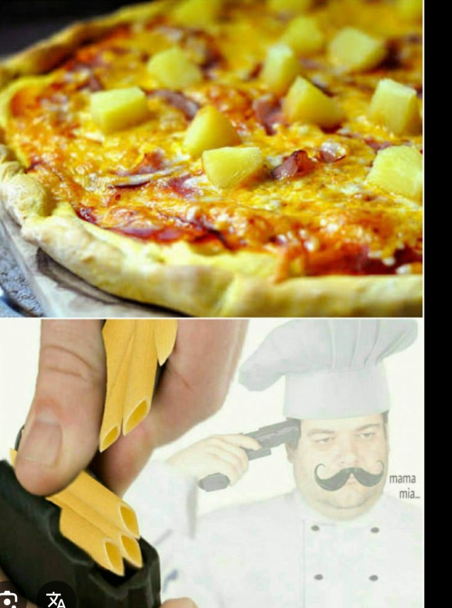 Итальянец ест борщ