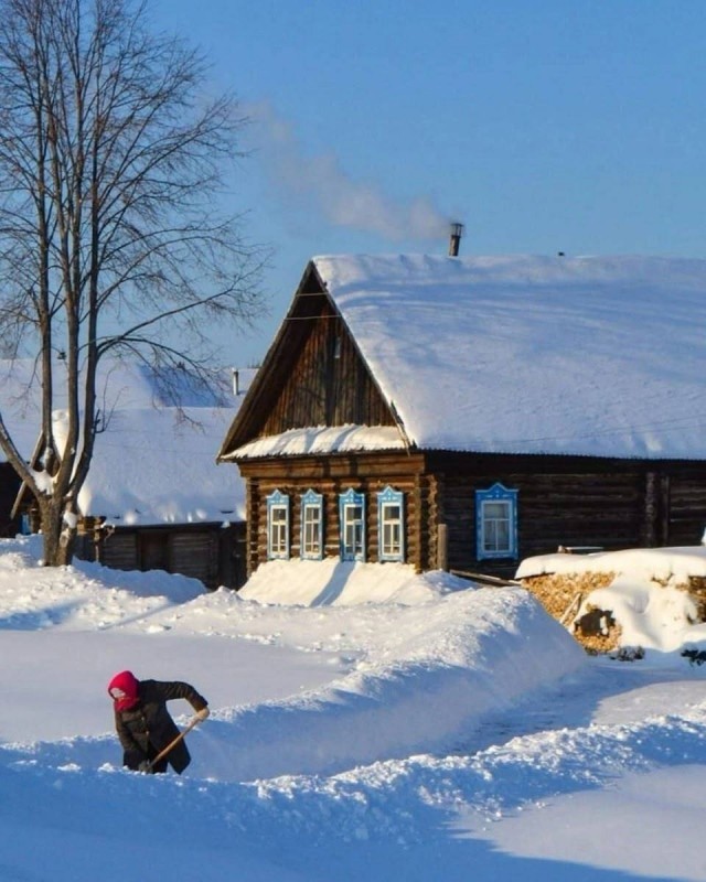 Сегодня за моим окном зима