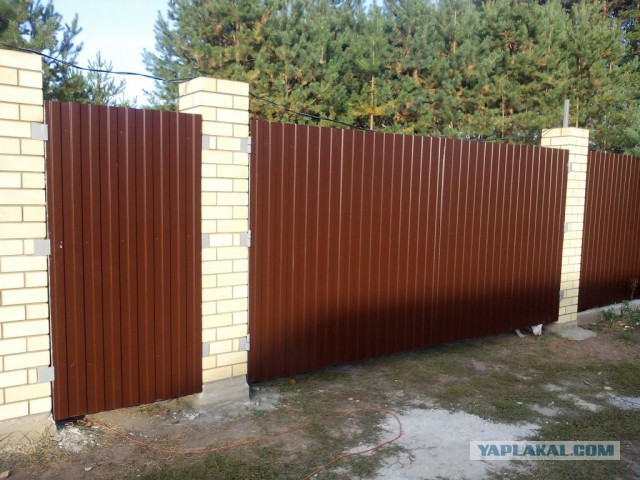 Ворота и калитка. Рукожопство.