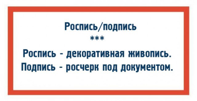 10 пар слов, которые никогда не перепутают грамотные люди