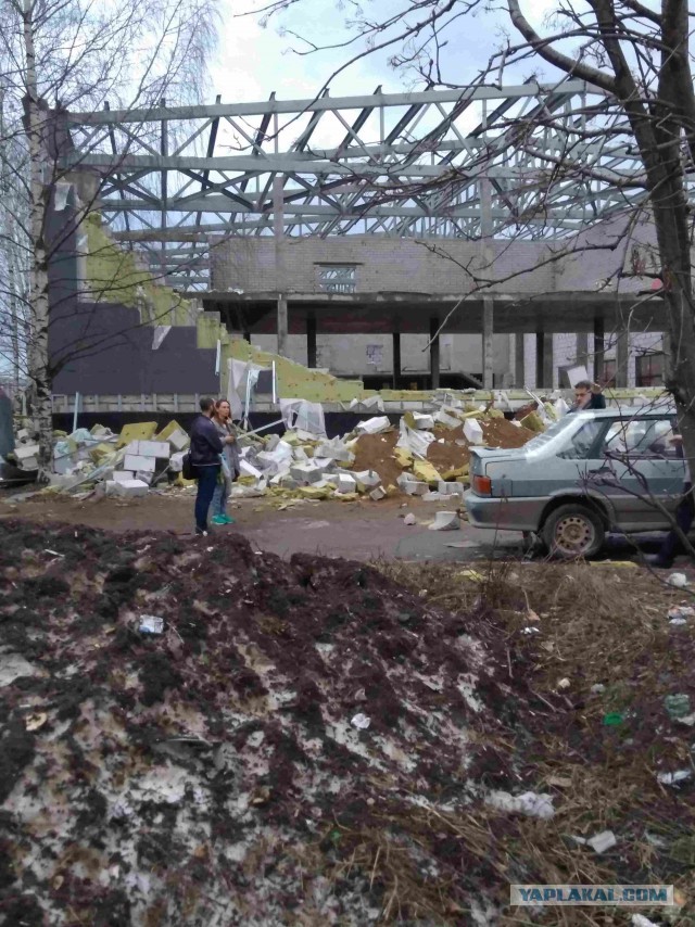 В Ленобласти обрушилась строящаяся школа