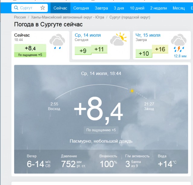 В Питере жарко