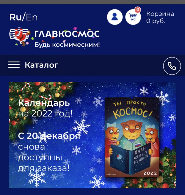 Ложкин для календаря Роскосмоса нарисовал котиков