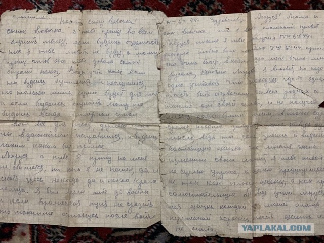 Три письма с войны