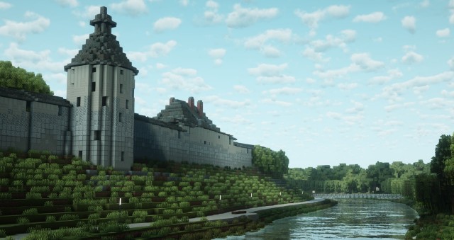 Псков в Minecraft