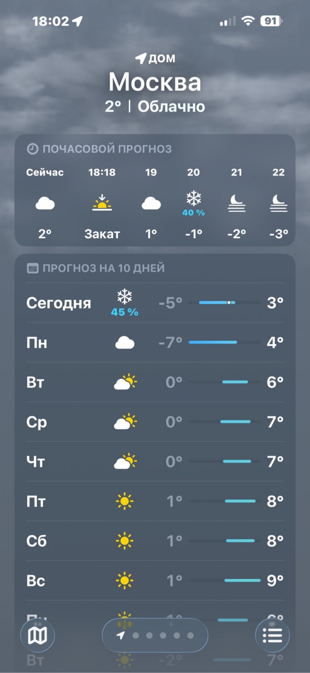 В Метрополии снова аномалии