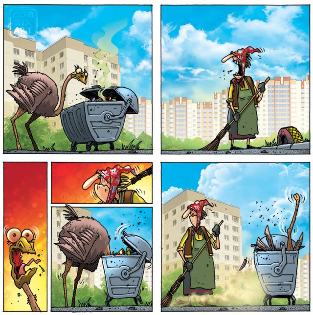 Приключение страуса