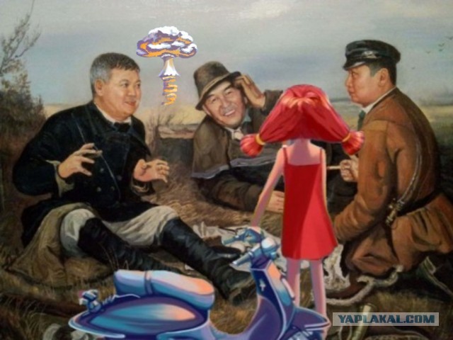 Фотожаба: Три соседа на привале