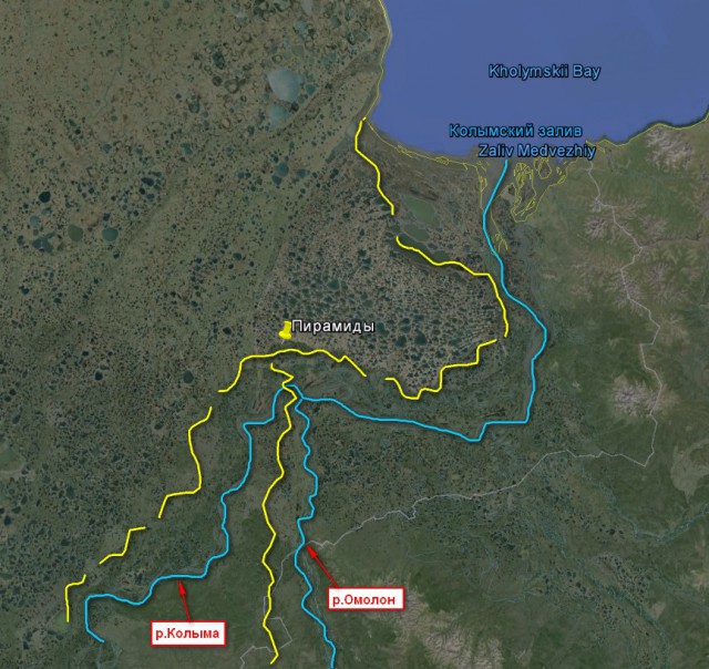 Руины городов Великой Тартарии на Колыме.