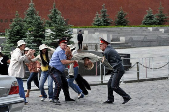 Скандал на Красной площади