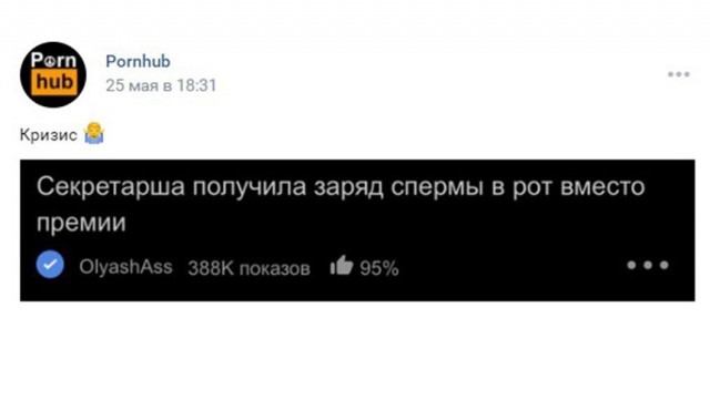 Pornhub уволил единственного сотрудника в России, он вёл паблик в «ВК» и занимался рекламой
