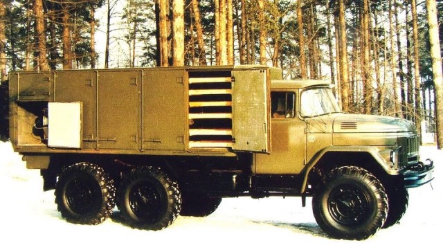 Автомобильный пост. Траспорт СССР
