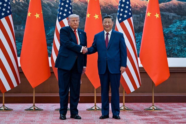 Как Трампа встречали в Китае