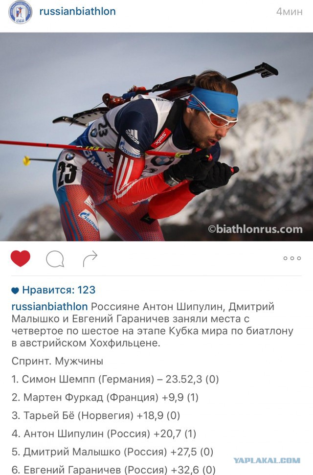 Биатлон. Сезон 2015/2016 часть1. Этап 1.