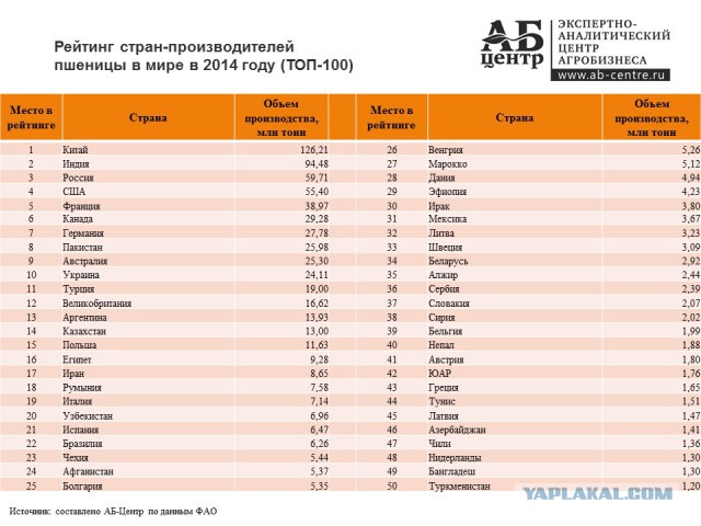 Куда столько? Россия возвращает себе мировое лидерство в экспорте зерновых